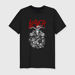 Футболка slim-fit Slayer: Devil Goat, цвет: черный