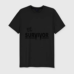 Футболка slim-fit WWE Survivor, цвет: черный