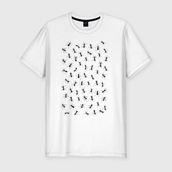 Мужская slim-футболка Армия мурашей