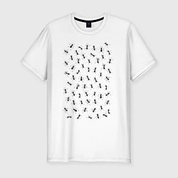Мужская slim-футболка Армия мурашей
