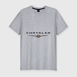 Футболка slim-fit Chrysler logo, цвет: меланж