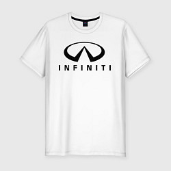 Мужская slim-футболка Infiniti logo
