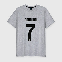 Футболка slim-fit RONALDO 7, цвет: меланж