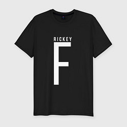 Футболка slim-fit Rickey F, цвет: черный