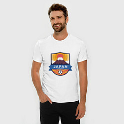Футболка slim-fit Japan: Soccer badge, цвет: белый — фото 2