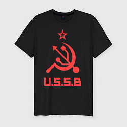 Мужская slim-футболка USSB