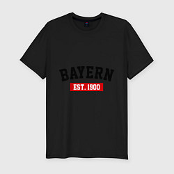 Футболка slim-fit FC Bayern Est. 1900, цвет: черный