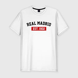 Мужская slim-футболка FC Real Madrid Est. 1902