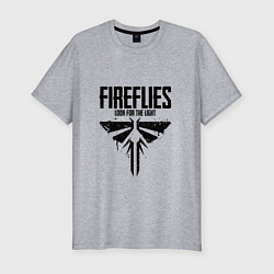 Футболка slim-fit Fireflies: Look for the Light, цвет: меланж