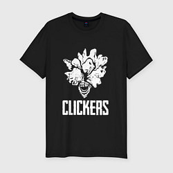 Футболка slim-fit CLICKERS, цвет: черный