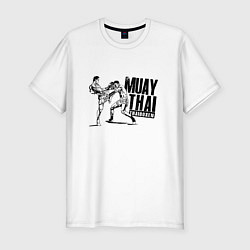 Мужская slim-футболка Muay Thai Thaiboxen