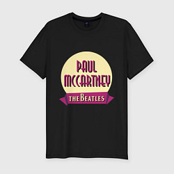 Футболка slim-fit Paul McCartney: The Beatles, цвет: черный