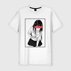 Футболка slim-fit SENPAI Babe, цвет: белый