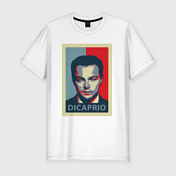 Мужская slim-футболка DiCaprio Art