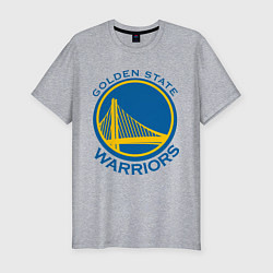 Футболка slim-fit Golden state Warriors, цвет: меланж