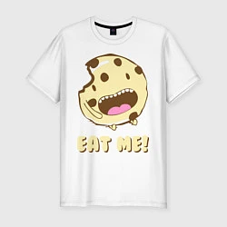 Мужская slim-футболка Cake: Eat me!