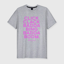 Мужская slim-футболка Click Clack Black Pink