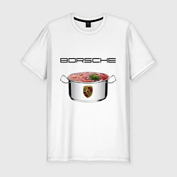 Мужская slim-футболка Borsche