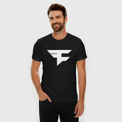 Футболка slim-fit FAZE Symbol, цвет: черный — фото 2