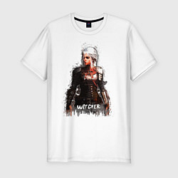 Футболка slim-fit Witcher Girl, цвет: белый