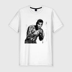 Мужская slim-футболка Myke Tyson: Boxing