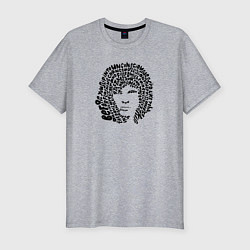 Футболка slim-fit Jim Morrison, цвет: меланж