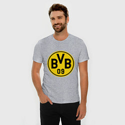 Футболка slim-fit BVB 09, цвет: меланж — фото 2