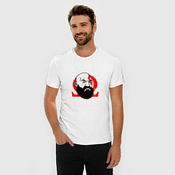 Футболка slim-fit Dad Kratos, цвет: белый — фото 2