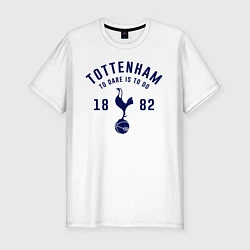 Футболка slim-fit FC Tottenham 1882, цвет: белый