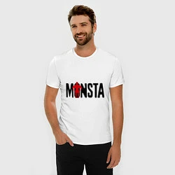 Футболка slim-fit Monsta, цвет: белый — фото 2