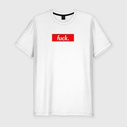 Футболка slim-fit Fuck Supreme, цвет: белый