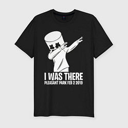 Мужская slim-футболка Marshmello: I was there