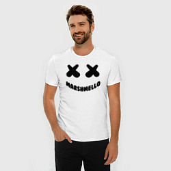 Футболка slim-fit MARSHMELLO, цвет: белый — фото 2