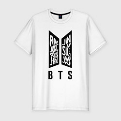 Мужская slim-футболка BTS Band