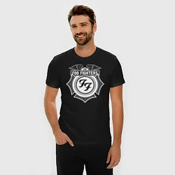 Футболка slim-fit Foo Fighters: Eagle, цвет: черный — фото 2