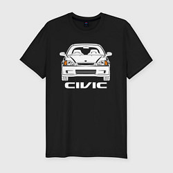 Мужская slim-футболка Honda Civic EK 6