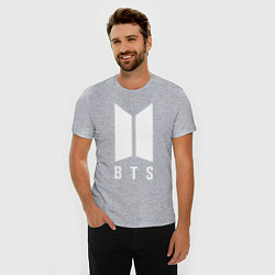 Футболка slim-fit BTS SUGA, цвет: меланж — фото 2