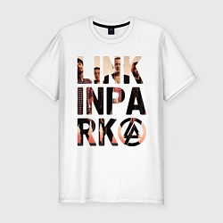 Мужская slim-футболка Linkin Park