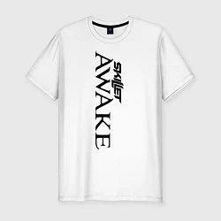 Мужская slim-футболка Skillet Awake