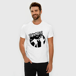 Футболка slim-fit Zombie (Зомби), цвет: белый — фото 2