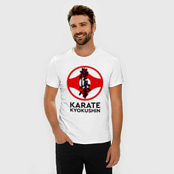 Футболка slim-fit Karate Kyokushin, цвет: белый — фото 2
