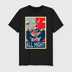 Мужская slim-футболка All Might