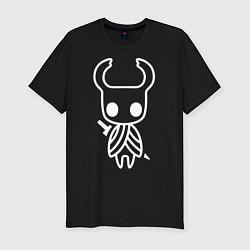 Мужская slim-футболка Hollow Knight: Minimalism