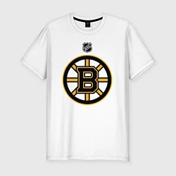 Футболка slim-fit Boston Bruins NHL, цвет: белый