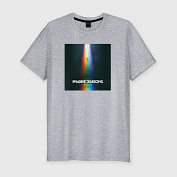 Футболка slim-fit IMAGINE DRAGONS, цвет: меланж