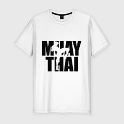 Футболка slim-fit Muay thai, цвет: белый