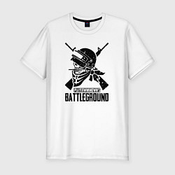 Футболка slim-fit PUBG, цвет: белый