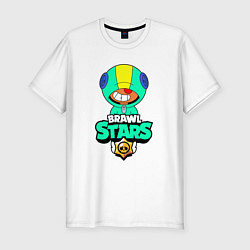 Футболка slim-fit Brawl Stars LEON, цвет: белый