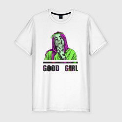 Футболка slim-fit GOOD GIRL BILLIE, цвет: белый