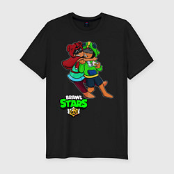 Футболка slim-fit Brawl Stars, цвет: черный